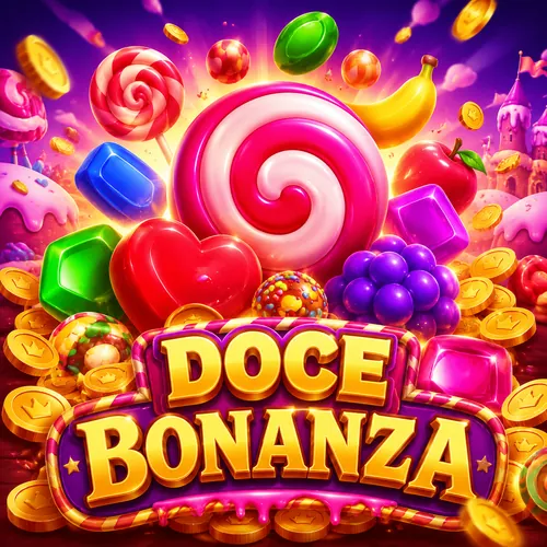 Sweet Bonanza - Tela de gameplay com multiplicadores de bombas